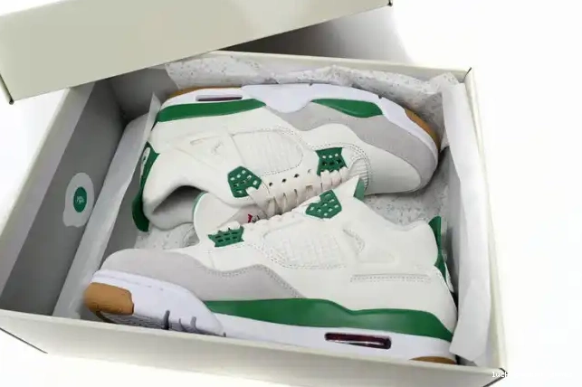 Reps LUCY SB Retro DR5415-103 Pine Jordan 4 Green 0618